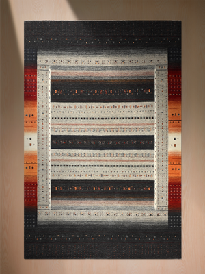 Garav Hand-Knotted Wool Rug – Multi
