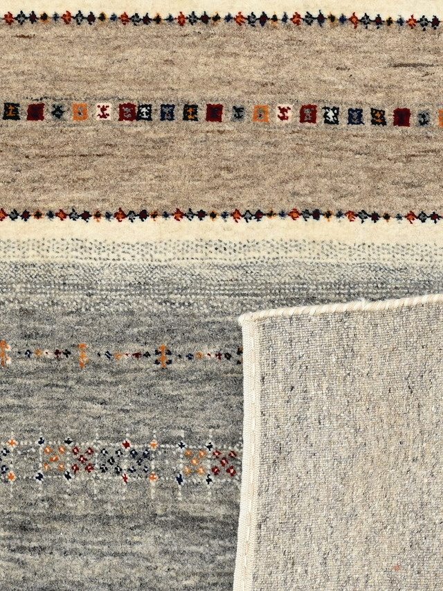 Mardan Hand-Knotted Wool Rug – Grey Melange