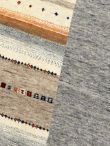 Mardan Hand-Knotted Wool Rug – Grey Melange