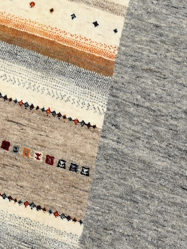 Mardan Hand-Knotted Wool Rug – Grey Melange