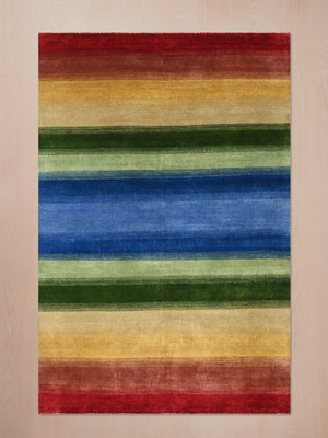 Jalav Hand-Knotted Wool Rug – Multi