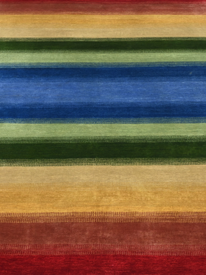 Jalav Hand-Knotted Wool Rug – Multi