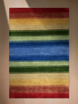 Jalav Hand-Knotted Wool Rug – Multi