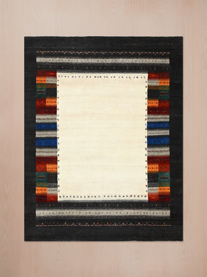 Dorvan Hand-Knotted Wool Rug – Charcoal