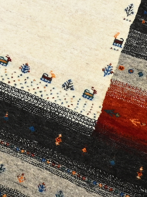 Dorvan Hand-Knotted Wool Rug – Charcoal