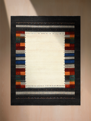 Dorvan Hand-Knotted Wool Rug – Charcoal