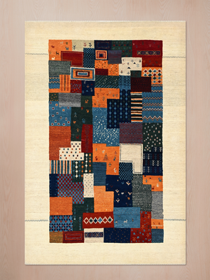 Golan Hand-Knotted Wool Rug – Multi