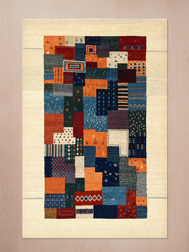 Golan Hand-Knotted Wool Rug – Multi