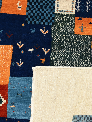 Golan Hand-Knotted Wool Rug – Multi