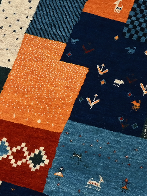 Golan Hand-Knotted Wool Rug – Multi
