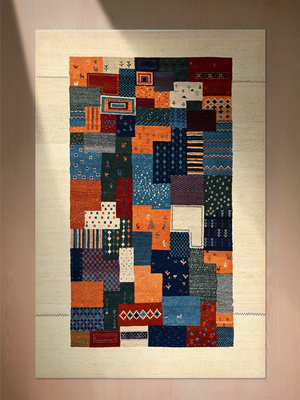 Golan Hand-Knotted Wool Rug – Multi