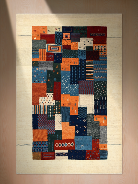 Golan Hand-Knotted Wool Rug – Multi