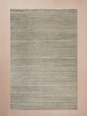 Veyra Hand-Knotted Wool Rug - Grey