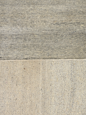 Veyra Hand-Knotted Wool Rug - Grey