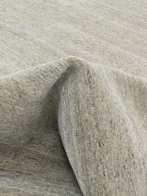 Veyra Hand-Knotted Wool Rug - Grey
