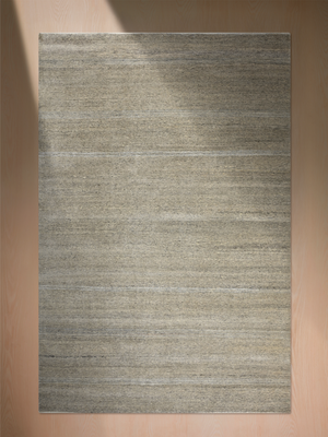 Veyra Hand-Knotted Wool Rug - Grey