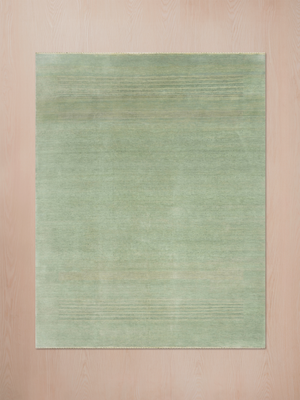 Mirel Hand-Knotted Wool Rug - Celadon Green