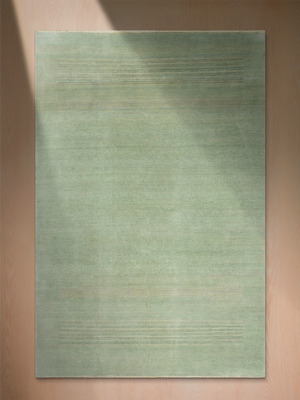Mirel Hand-Knotted Wool Rug - Celadon Green