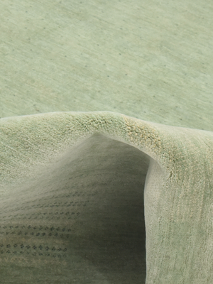 Mirel Hand-Knotted Wool Rug - Celadon Green