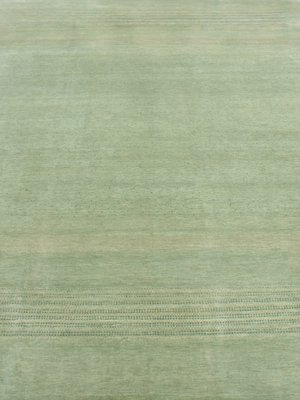 Mirel Hand-Knotted Wool Rug - Celadon Green