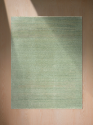 Mirel Hand-Knotted Wool Rug - Celadon Green