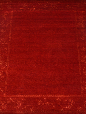 Kaevan Hand-Knotted Wool Rug - Red