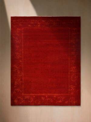Kaevan Hand-Knotted Wool Rug - Red