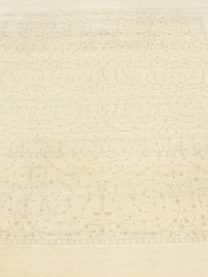 Elvar Hand-Knotted Wool Rug - Beige
