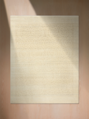 Elvar Hand-Knotted Wool Rug - Beige
