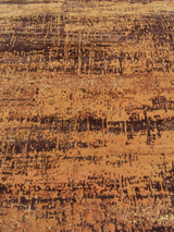 Arlune Hand-Knotted Bamboo Silk Blend Rug - Rust