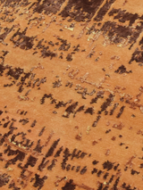 Arlune Hand-Knotted Bamboo Silk Blend Rug - Rust
