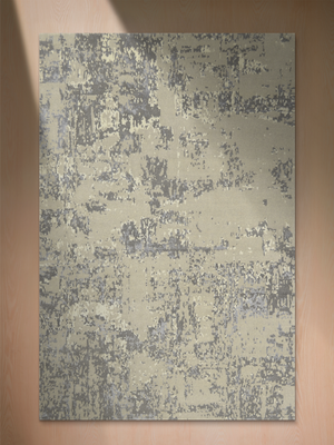 Sorvane Hand-Knotted Bamboo Silk Blend Rug - Khaki