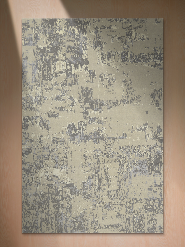 Sorvane Hand-Knotted Bamboo Silk Blend Rug - Khaki