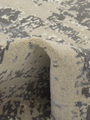 Sorvane Hand-Knotted Bamboo Silk Blend Rug - Khaki