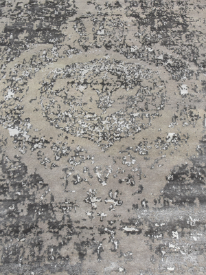 Selwyn Hand-knotted Wool & Bamboo Silk Rug - Brown