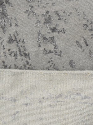 Mirel Hand-knotted Wool & Bamboo Silk Rug - Grey