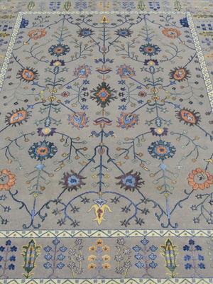 Velira Hand-Knotted Bamboo Silk Blend Persian Rug - Brown