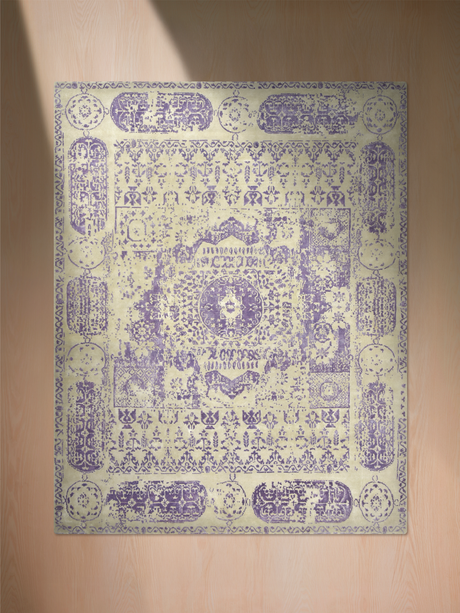 Torin Hand-knotted Wool & Bamboo Silk Rug