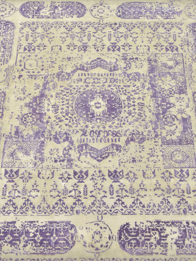 Torin Hand-knotted Wool & Bamboo Silk Rug