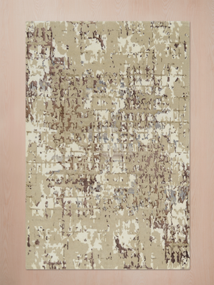 Avra Hand-knotted Wool & Bamboo Silk Rug - Beige