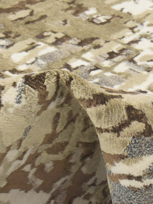 Avra Hand-knotted Wool & Bamboo Silk Rug - Beige