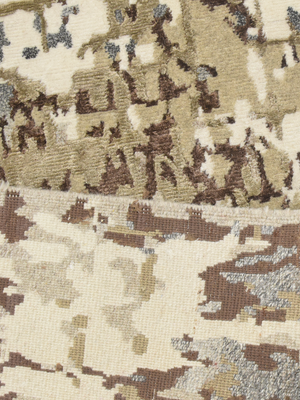 Avra Hand-knotted Wool & Bamboo Silk Rug - Beige