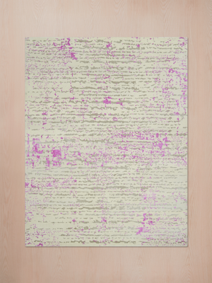 Kaelith Hand-Knotted Bamboo Silk Blend Rug - Violet