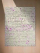Kaelith Hand-Knotted Bamboo Silk Blend Rug - Violet