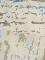 Velaris Hand-Knotted Bamboo Silk Blend Rug - Blue