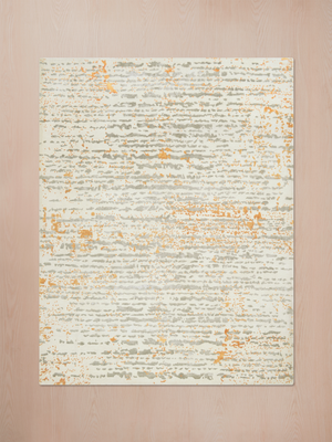Norvale Hand-Knotted Bamboo Silk Blend Rug - Off-White