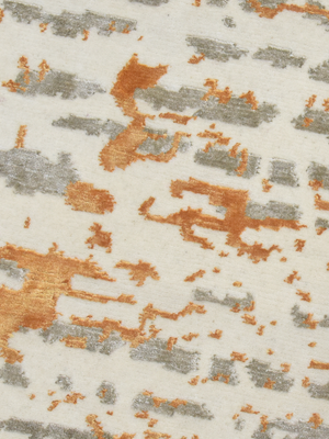 Norvale Hand-Knotted Bamboo Silk Blend Rug - Off-White