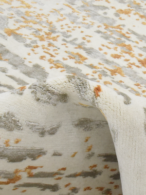 Norvale Hand-Knotted Bamboo Silk Blend Rug - Off-White