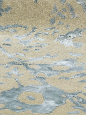 Nolan Hand-knotted Wool & Bamboo Silk Rug - Beige
