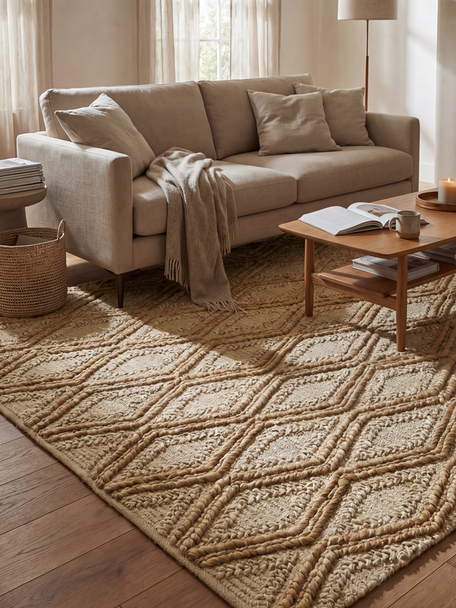 Koro Hand-woven Jute Rug